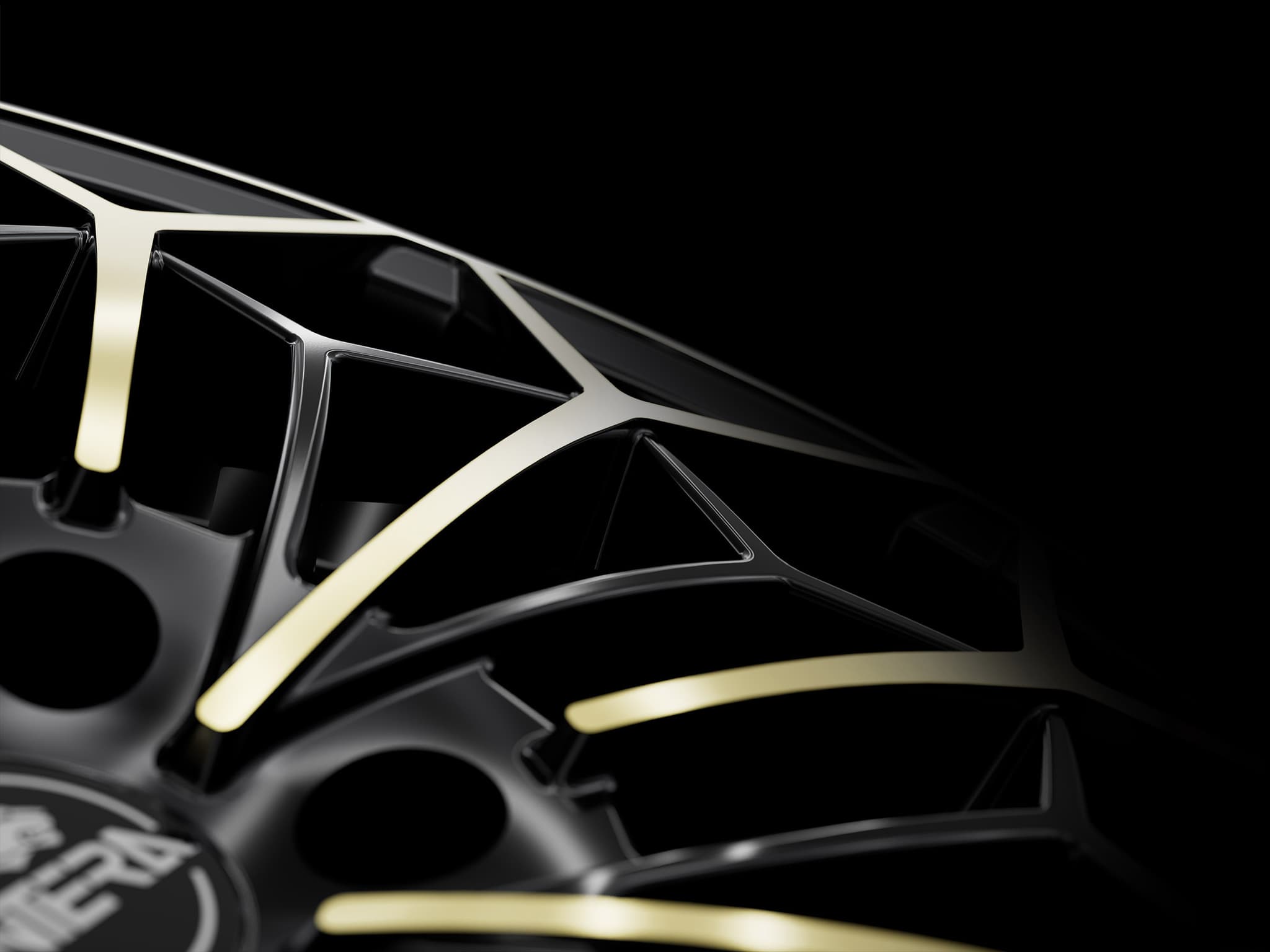 Antera A105 piano black champagne 11.5x23 ET50 - LK5/130 ML71.6