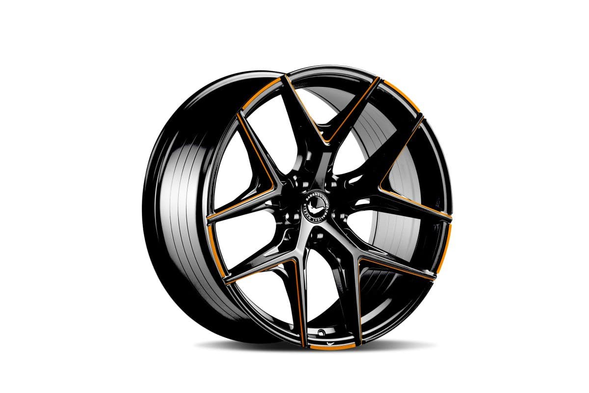 Barracuda Razzer flash orange PureSports gefräst 10.5x21 ET15 - LK5/112 ML73.1