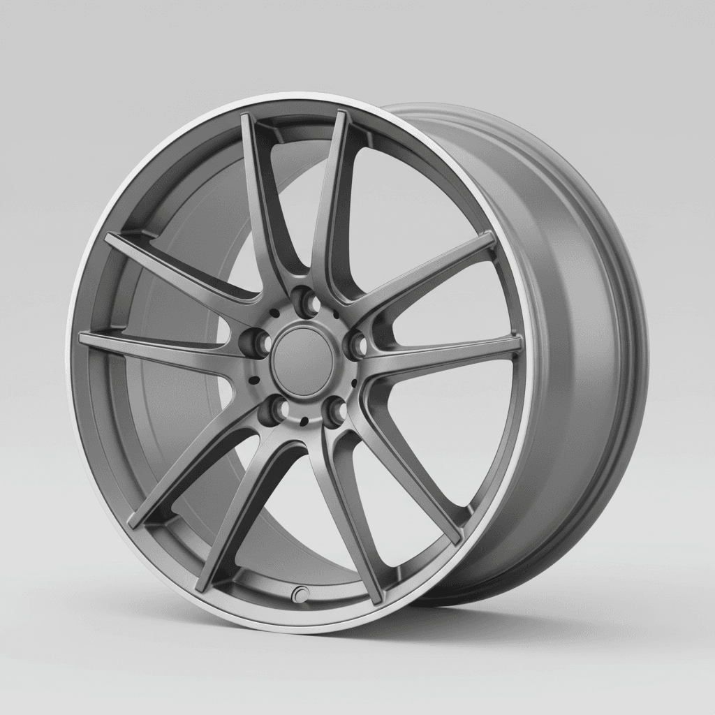 Corspeed Deville gunmetal / Undercut Color Trim weiss 10.5x22 ET15 - LK5/112 ML73.1