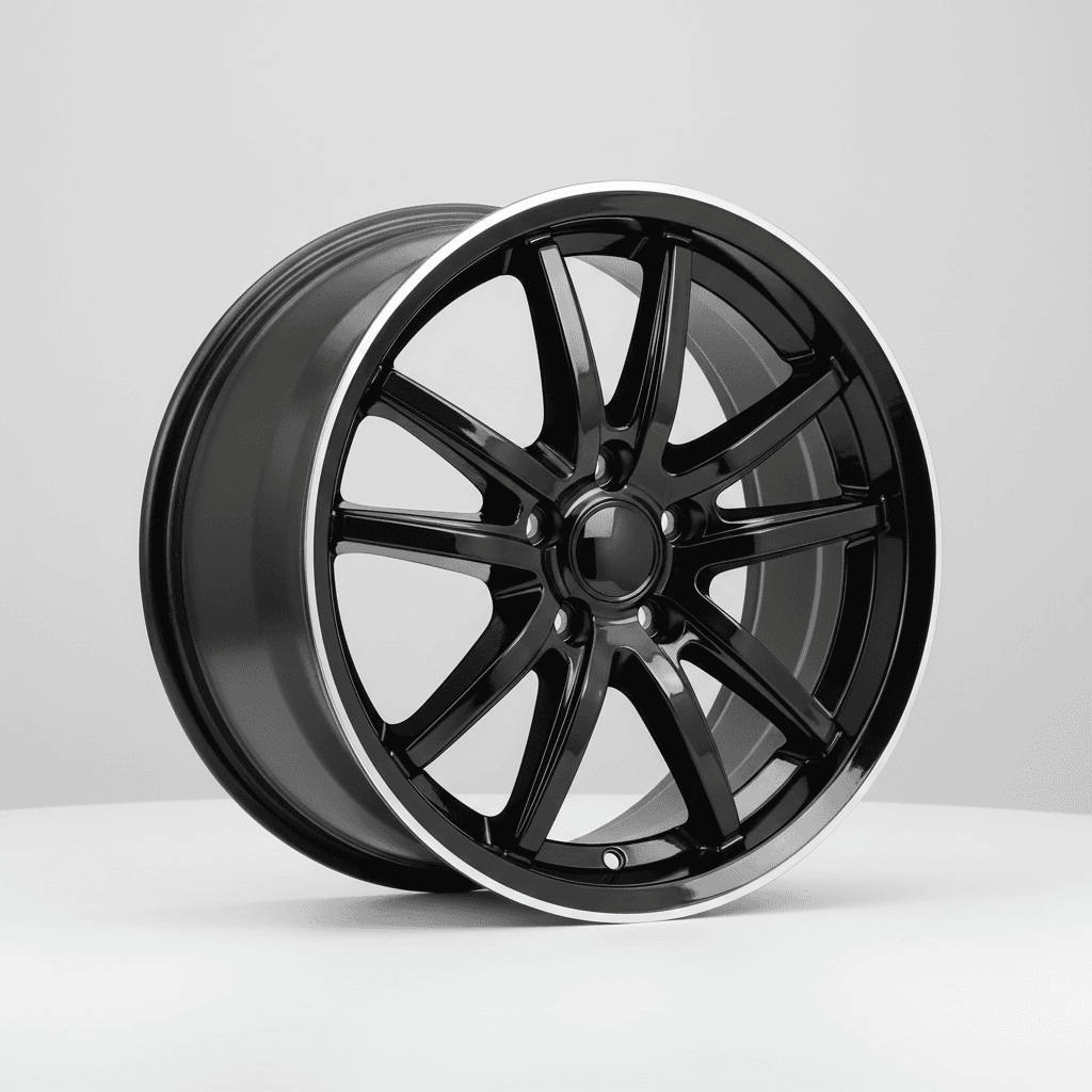 Mak Overland gloss black mirror ring 6.5x16 ET45 - LK5/114.3 ML76