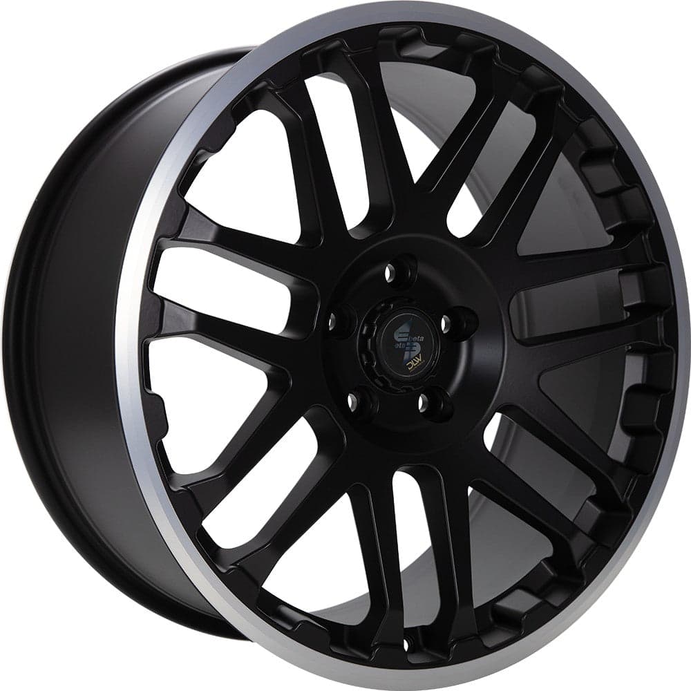 Etabeta Combat black matt lip polished 10x22 ET15 - LK5/112 ML66.6