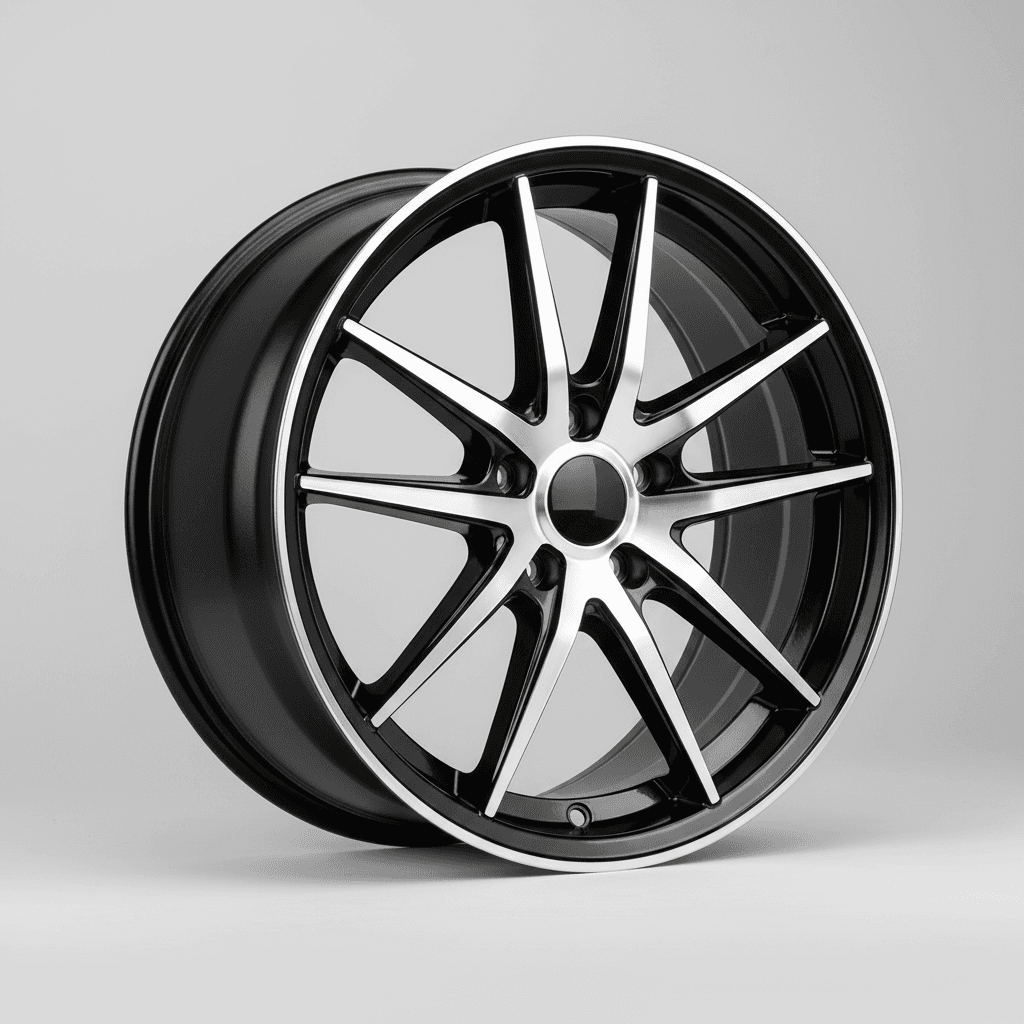 Keskin KT15 Speed black lip polish 7x16 ET35 - LK4/100 ML63.4