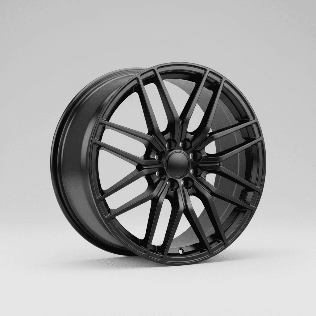 Fondmetal Taara glossy black 10x22 ET31 - LK5/112 ML66.5