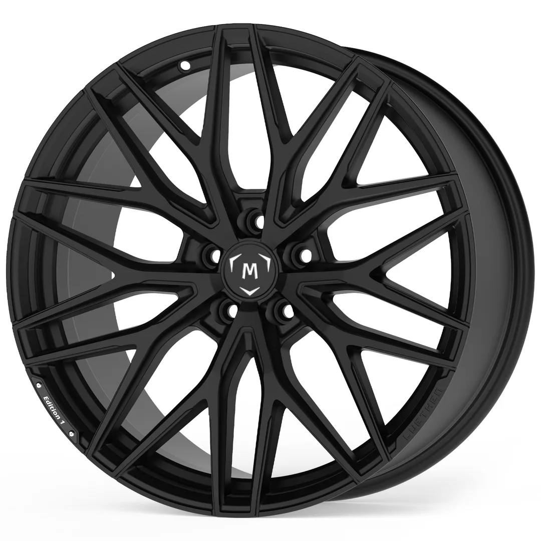 Luethen Edition 1 satin black 10.5x20 ET28 - LK5/132 ML66.6