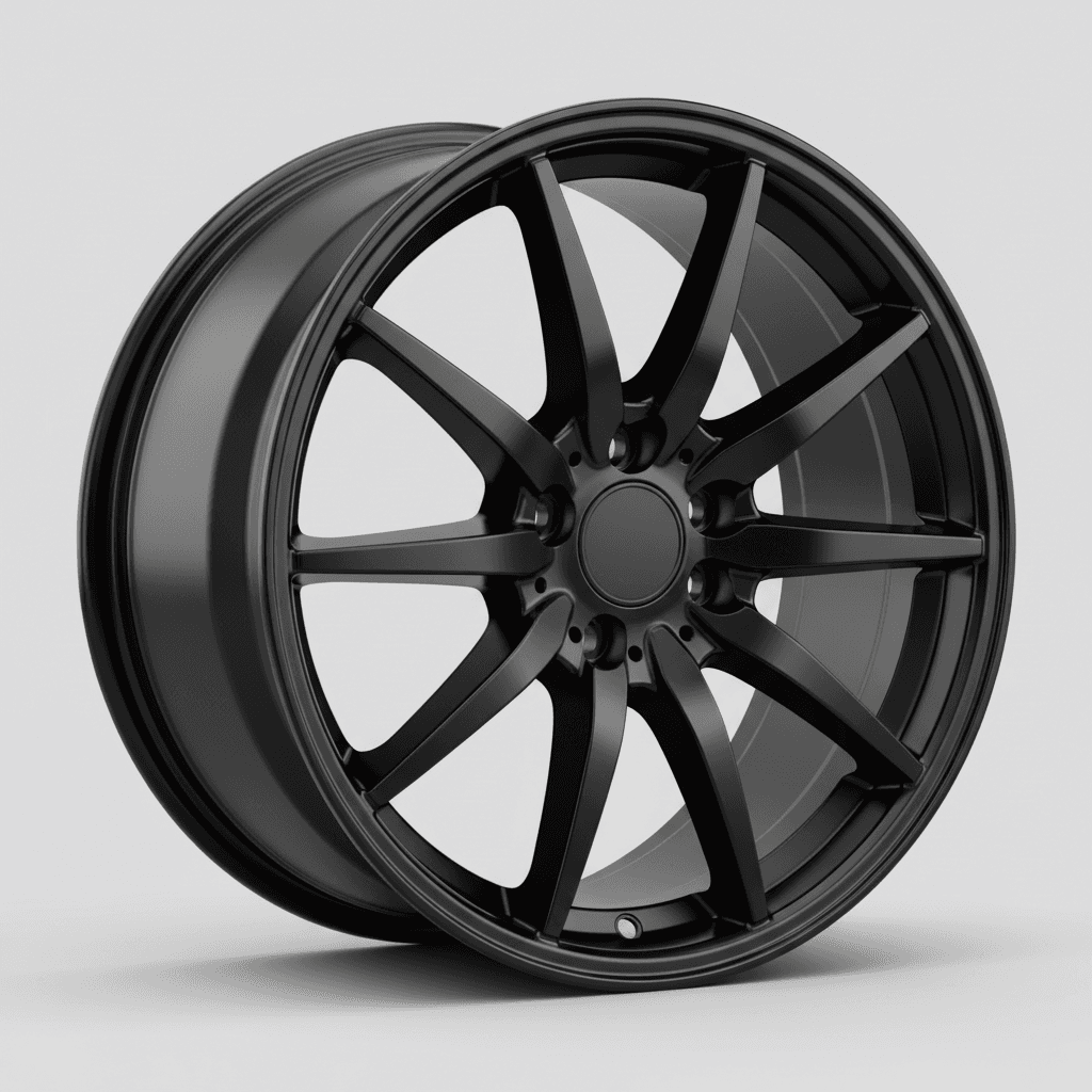 Mbdesign KV1 schwarz glänzend 11x22 ET50 - LK5/130 ML71.55