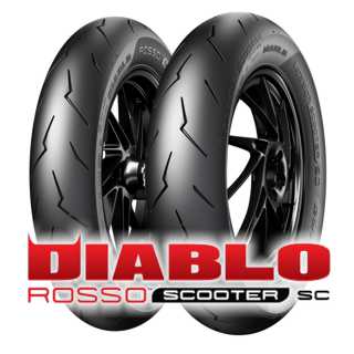 120/80-12 55 P Pirelli Diablo Rosso Scooter SC DOT22