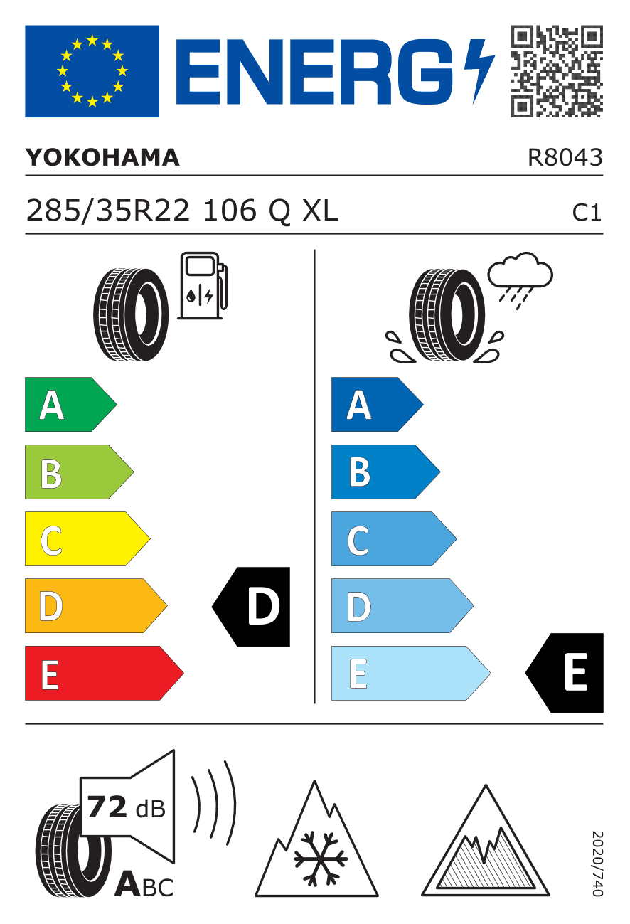 Yokohama IceGuard G075 RPB XL 3PMSF