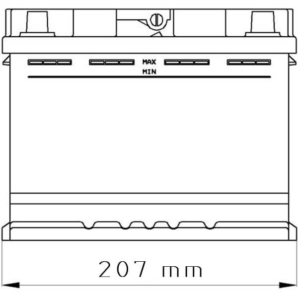 Bars Silver 12V 44Ah 380 A Autobatterie