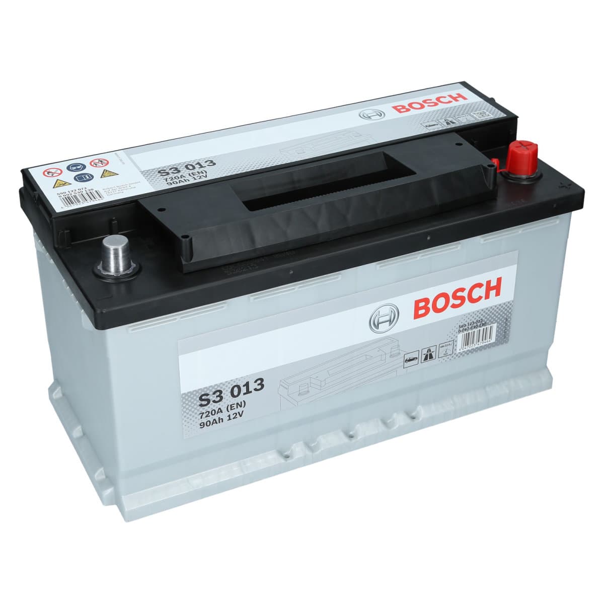 Bosch S3 013 12V 90Ah 720 A Autobatterie