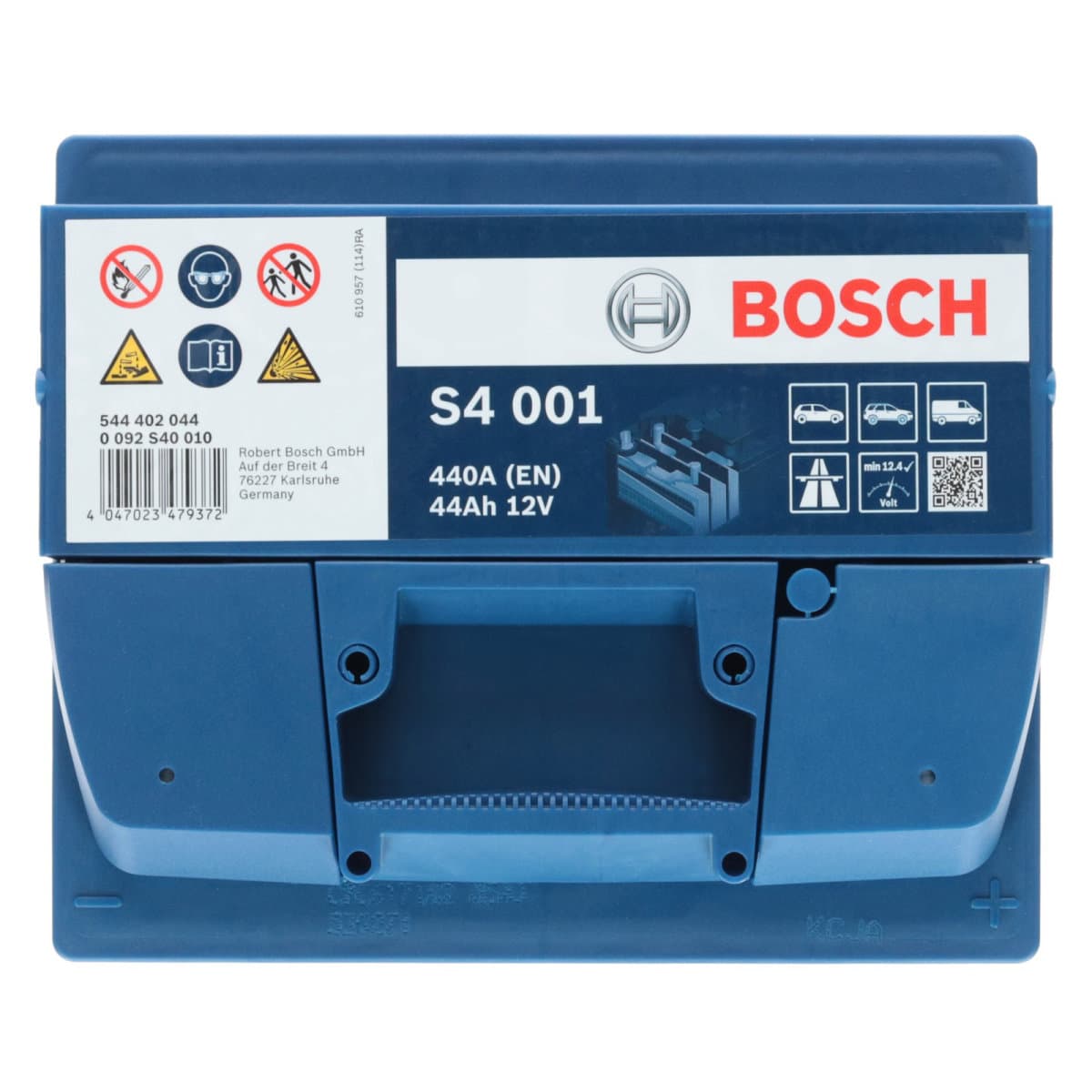Bosch S4 001 12V 44Ah 440 A Autobatterie