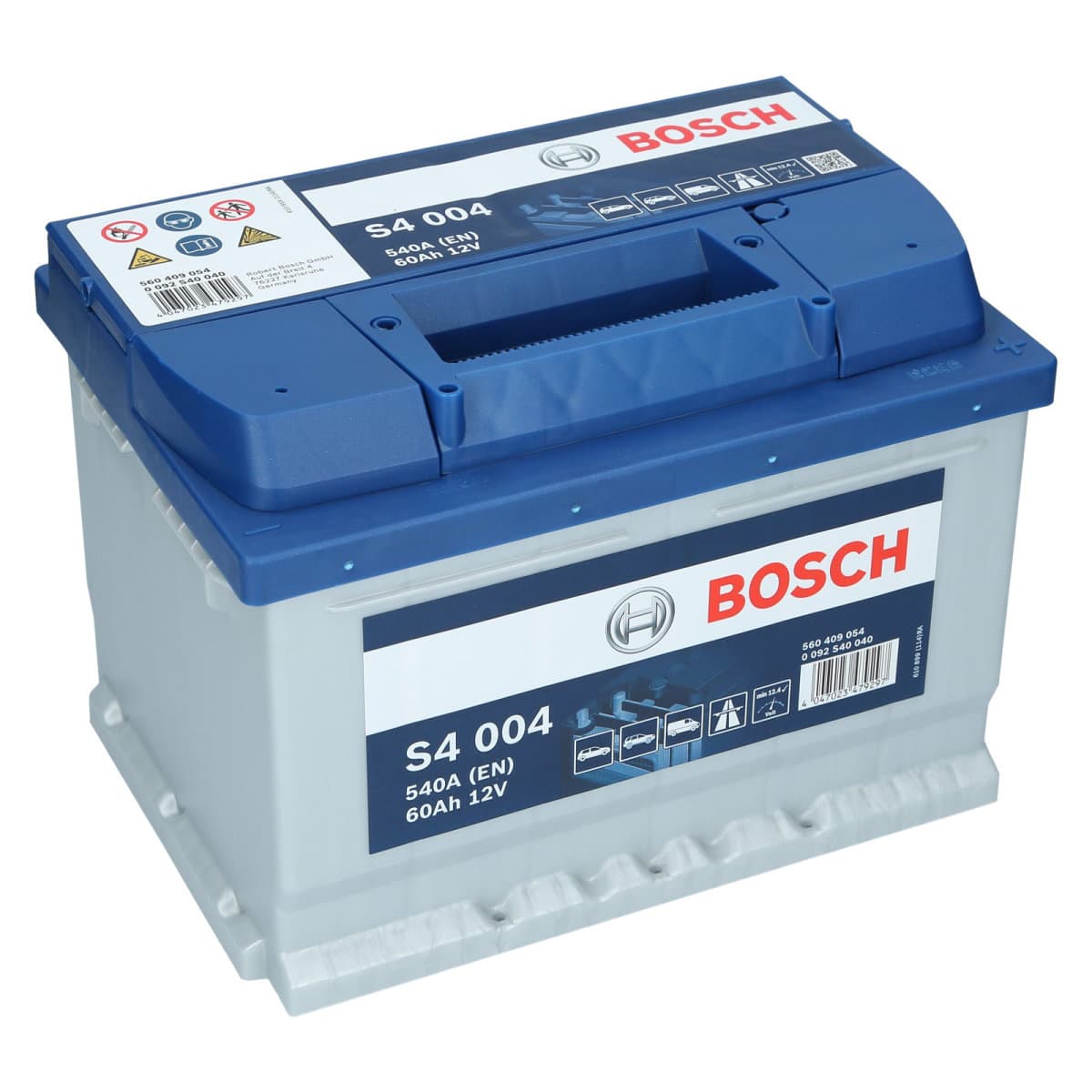 Bosch S4 004 12V 60Ah 540 A Autobatterie