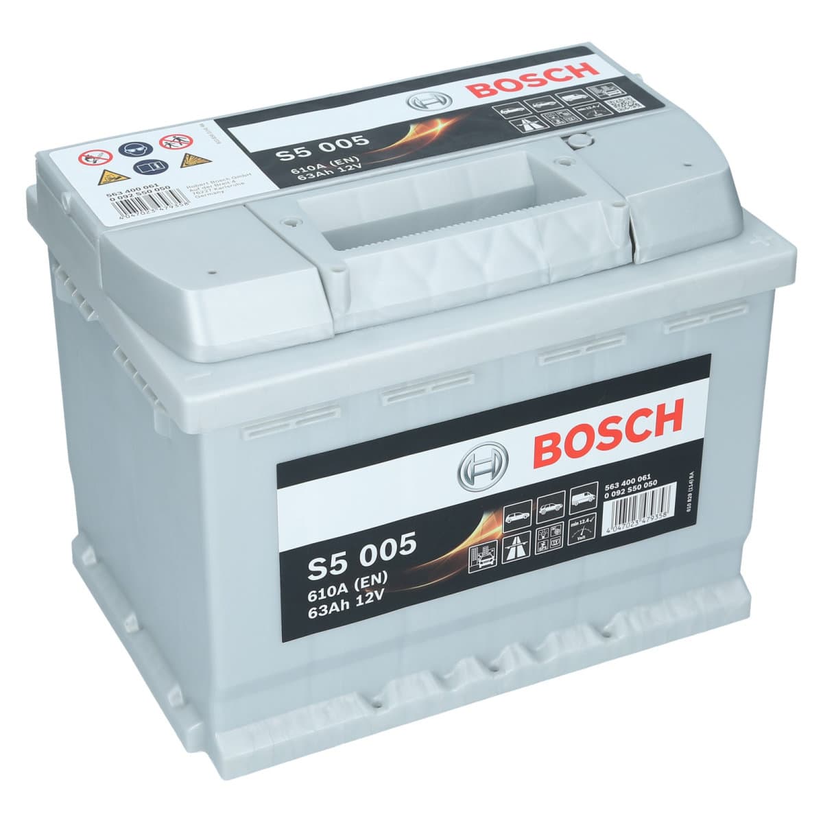 Bosch S5 005 12V 63Ah 610 A Autobatterie