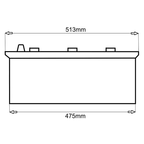 Eurostart HD 12V 145Ah 1000 A LKW Batterie