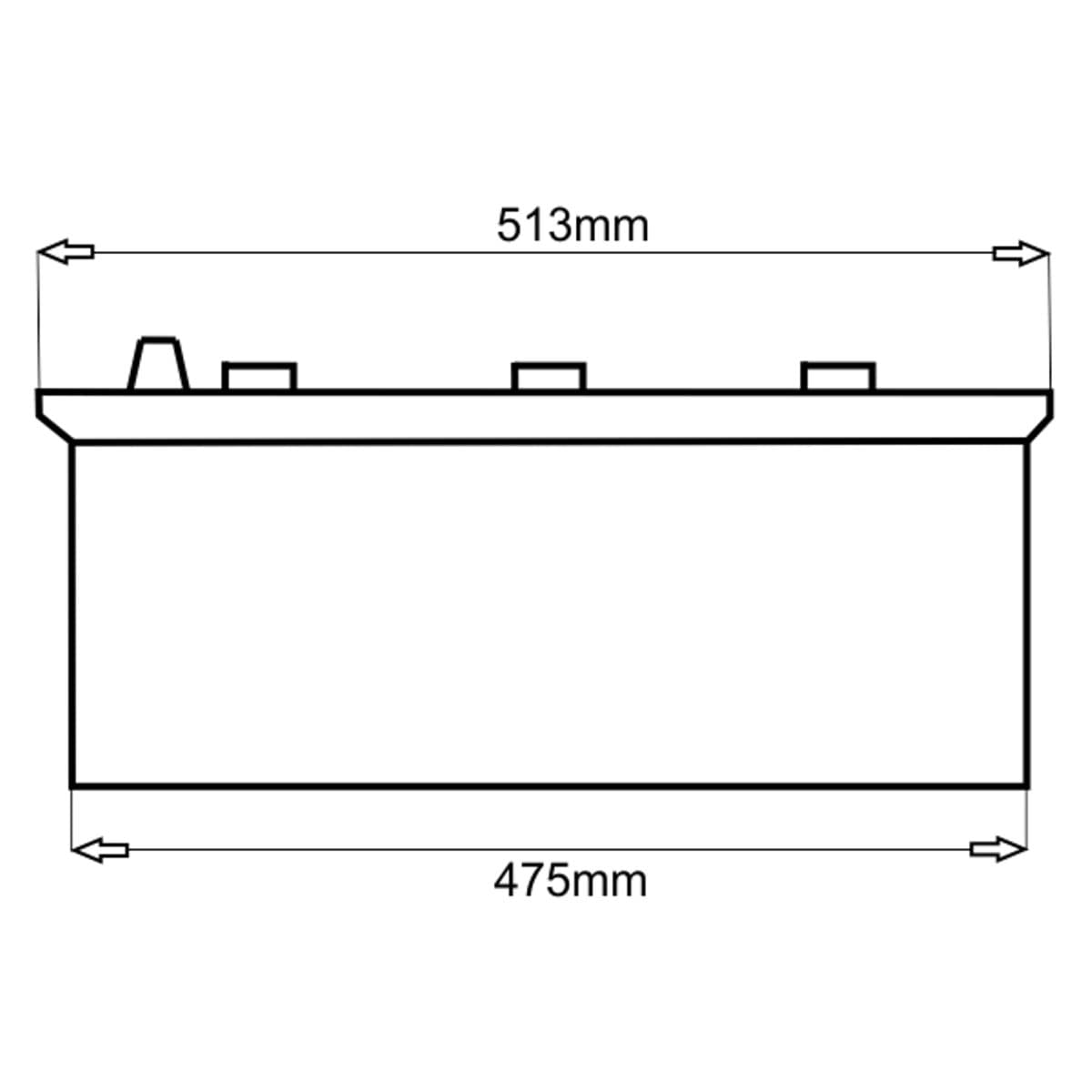 Hammer LKW 12V 120Ah 760 A LKW Batterie