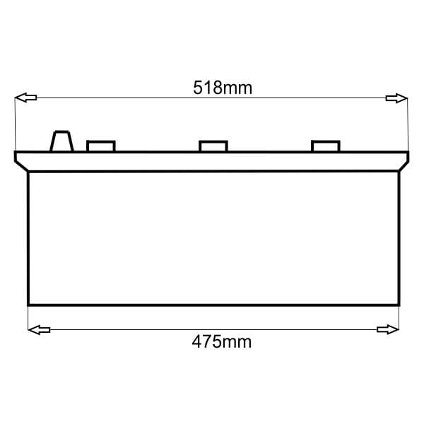 Bars Silver LKW 12V 230Ah 1200 A LKW Batterie