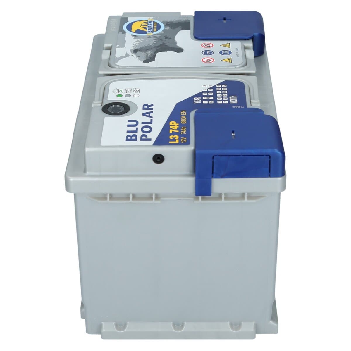 Bären Blu Polar 12V 74Ah 680 A [L3 74P] Autobatterie