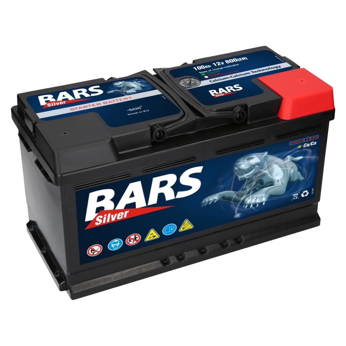 Bars Silver 12V 100Ah 800 A Autobatterie