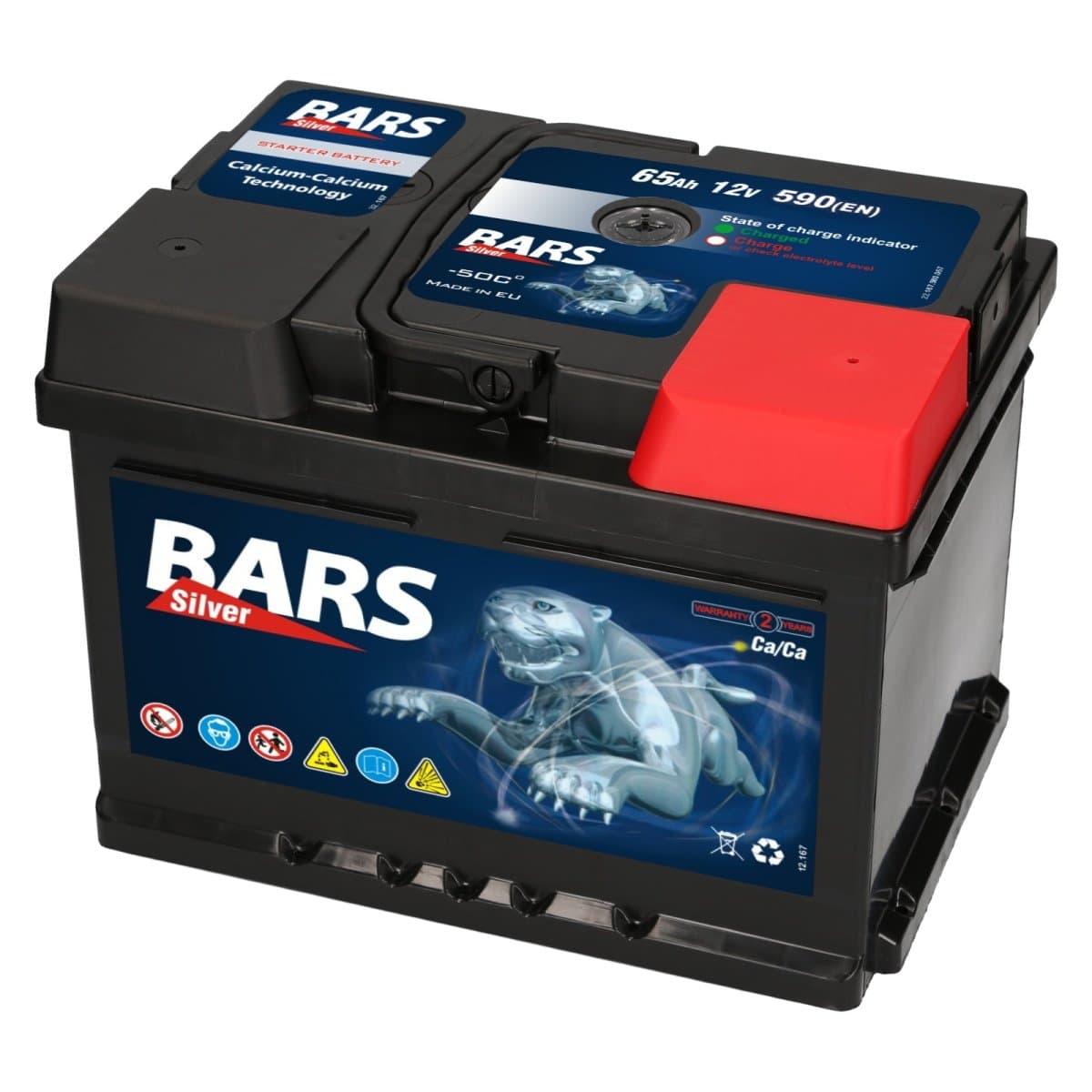 Bars Silver 12V 65Ah 590 A Autobatterie