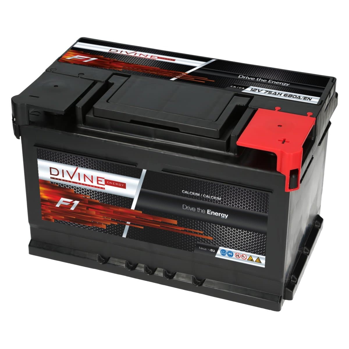 F1 Divine SMF 12V 75Ah 680 A Autobatterie