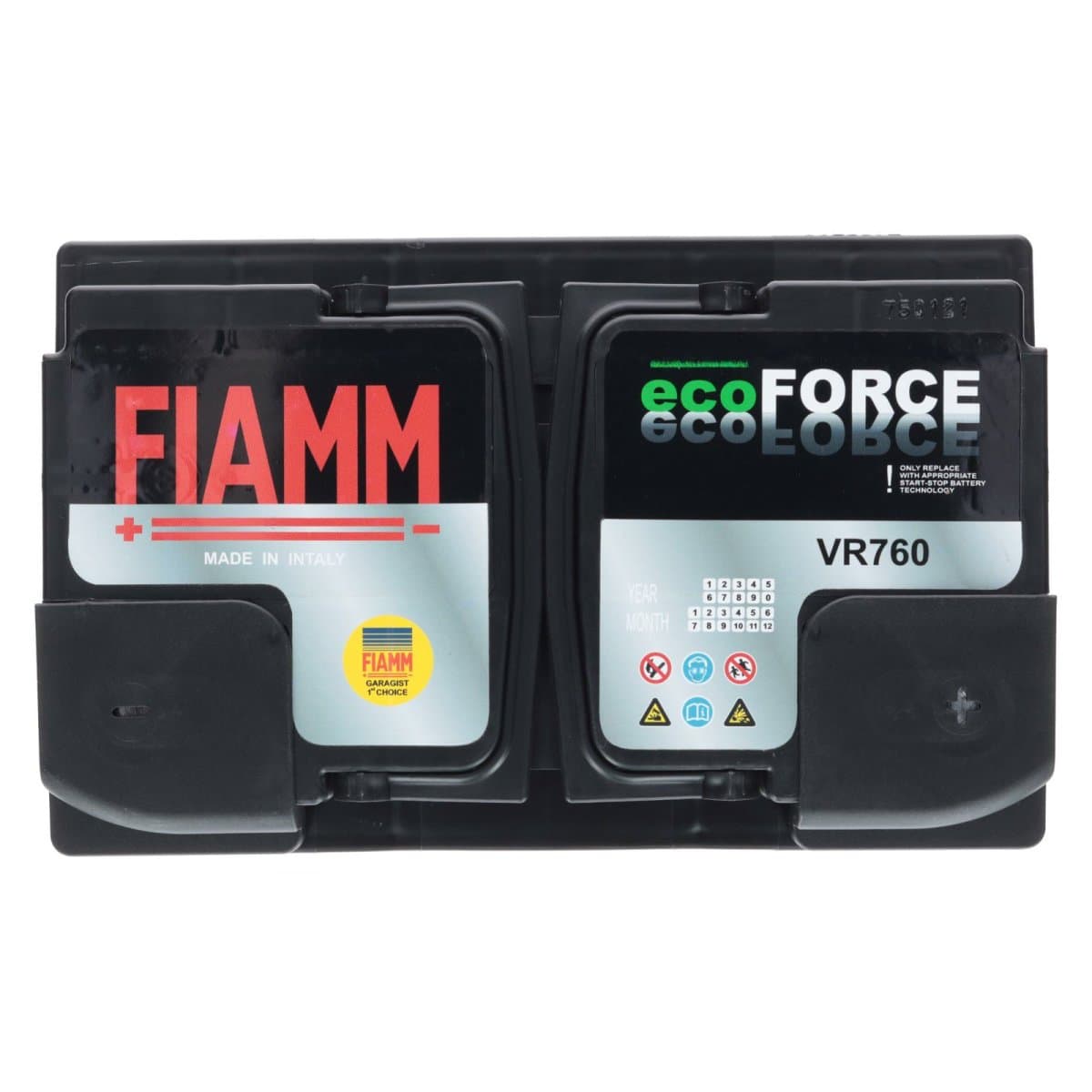 Fiamm EcoForce AGM 12V 70Ah 760 A VR760 Autobatterie
