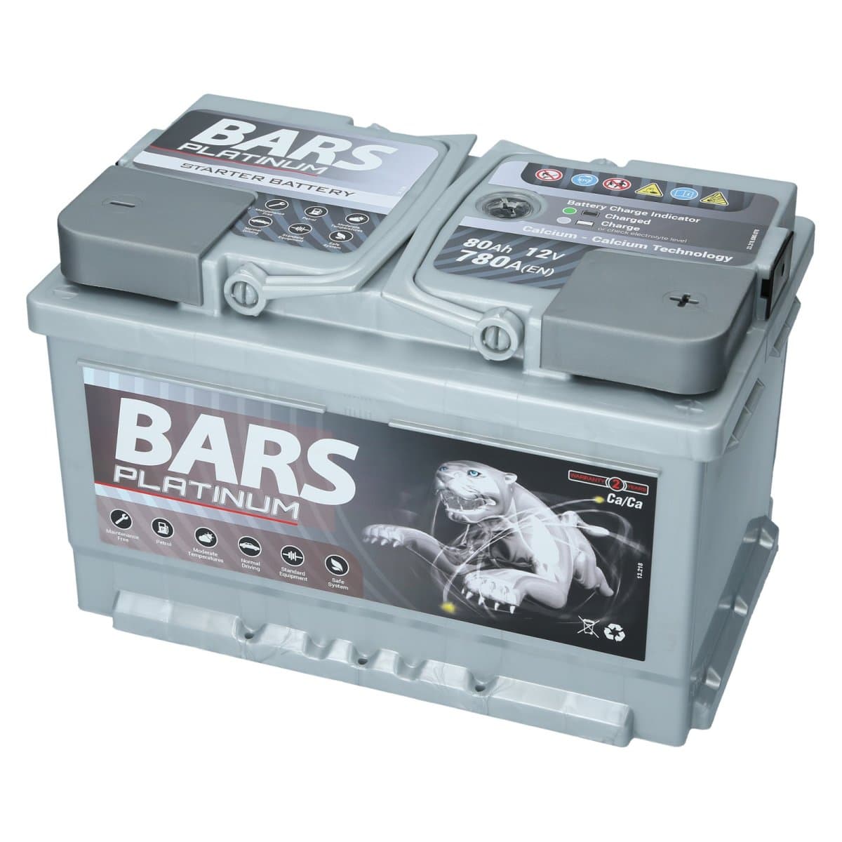 Bars Platinum 12V 80Ah 780 A Autobatterie