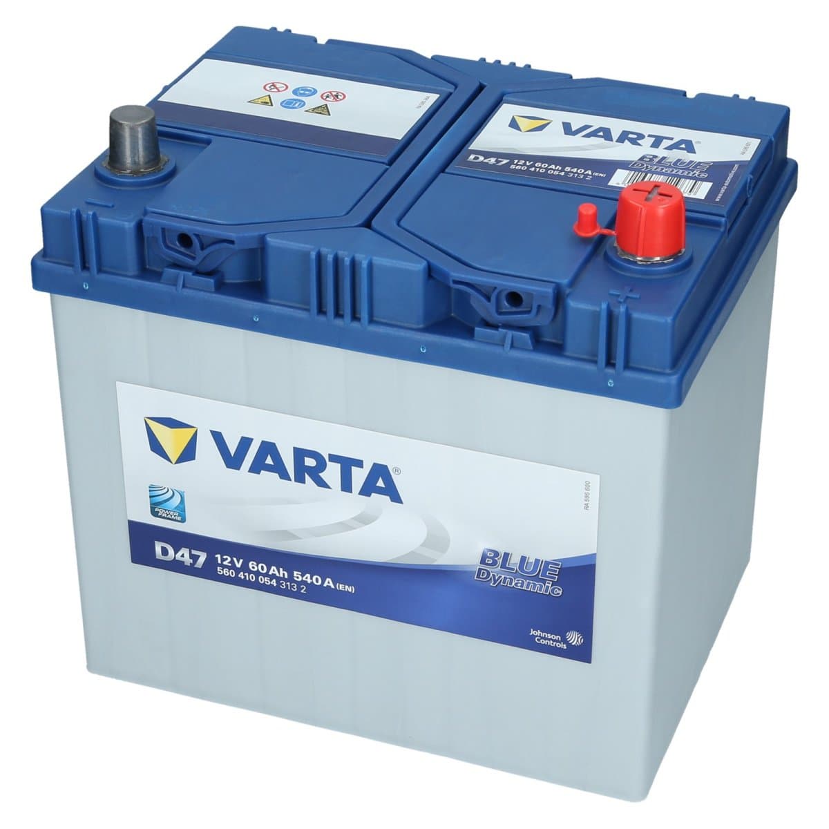 Varta D47 12V 60Ah 540 A Blue Dynamic Autobatterie