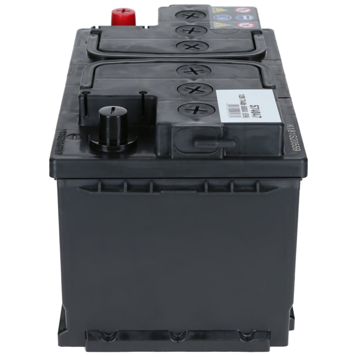 Eurostart SMF 12V 74Ah 680 A +Links Autobatterie
