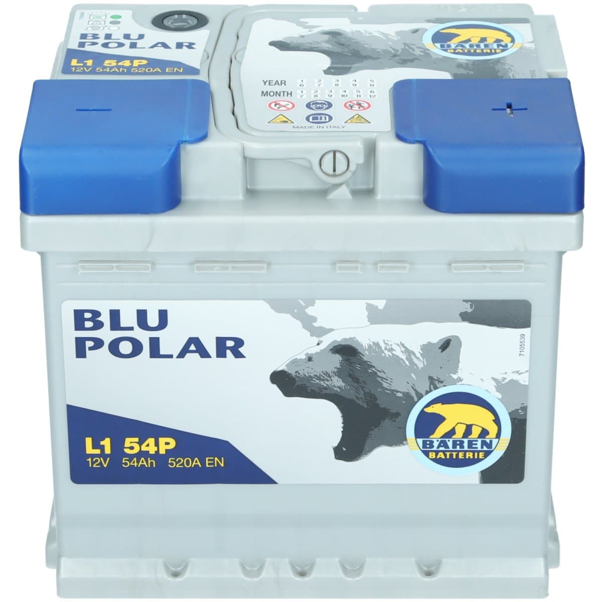 Bären Blu Polar 12V 54Ah 520 A Autobatterie