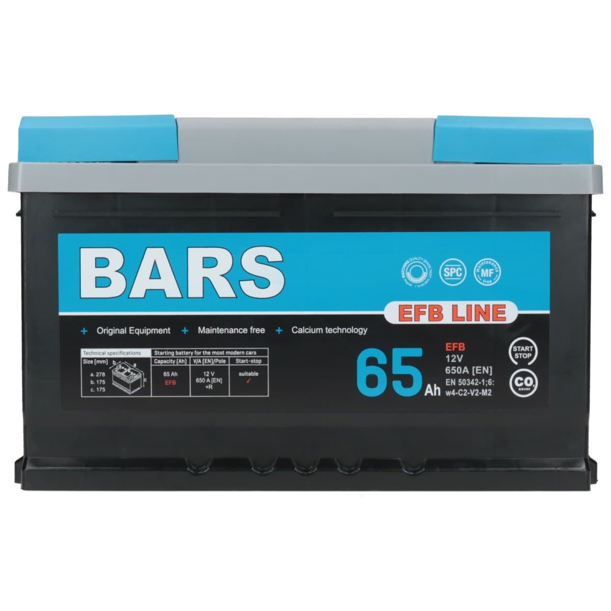 Bars EFB 12V 65Ah 650 A Autobatterie