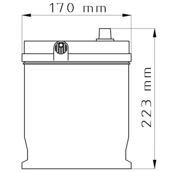 Bars EFB 12V 70Ah 680 A Autobatterie