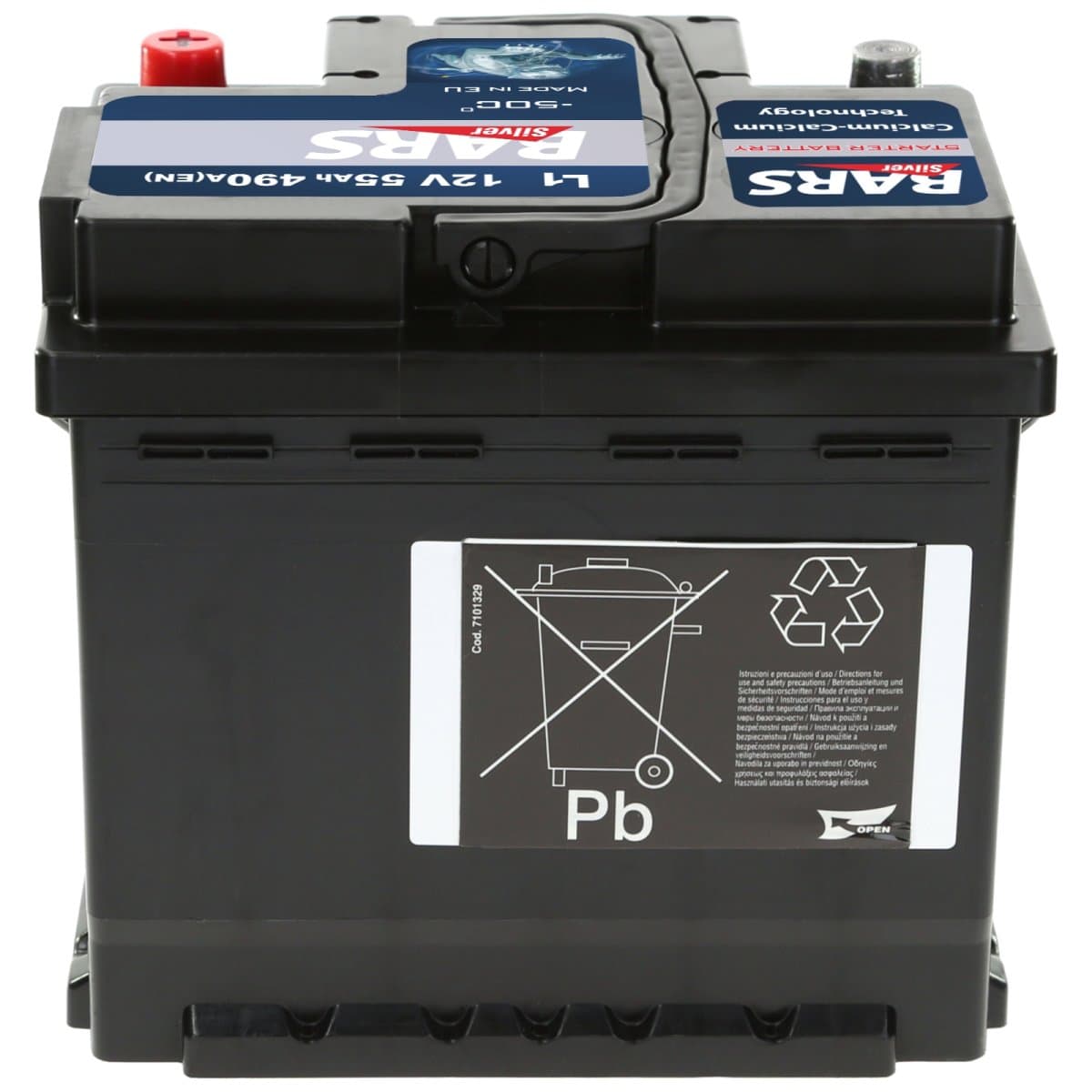 Bars Silver 12V 55Ah 490 A Autobatterie