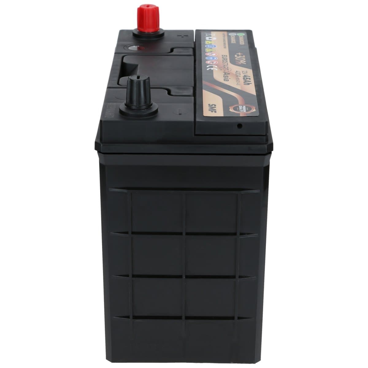 Eurostart Asia 12V 45Ah 400 A Dünnpol +Links Autobatterie