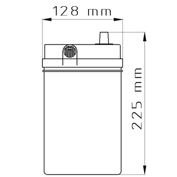 Eurostart Asia 12V 45Ah 400 A Dünnpol +Links Autobatterie