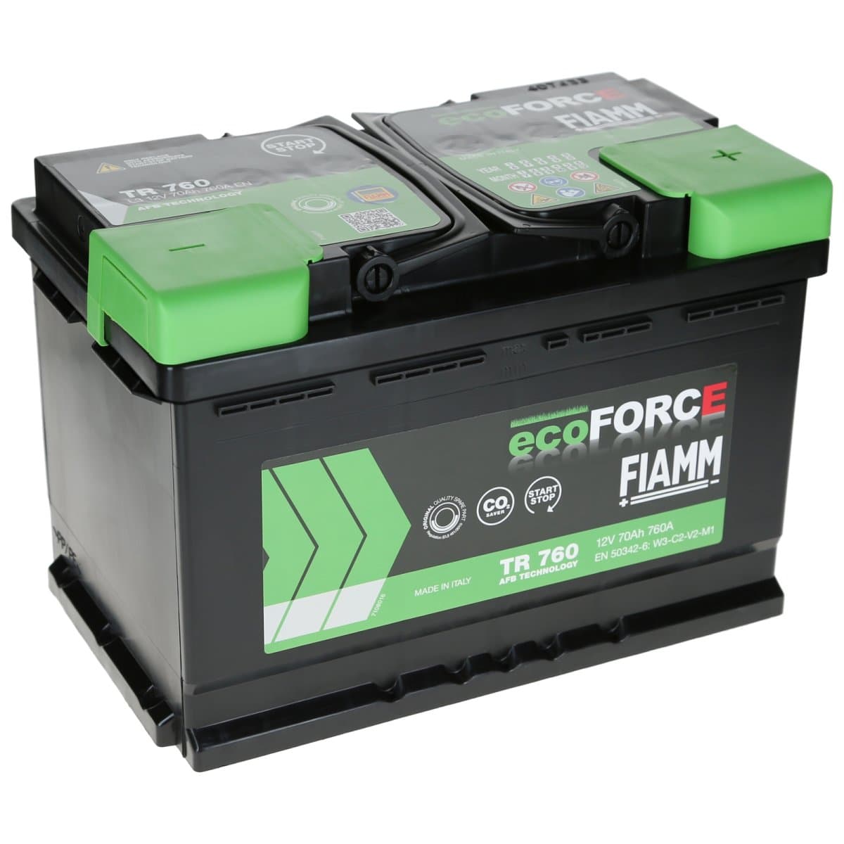 Fiamm EcoForce AFB 12V 70Ah 760 A Autobatterie