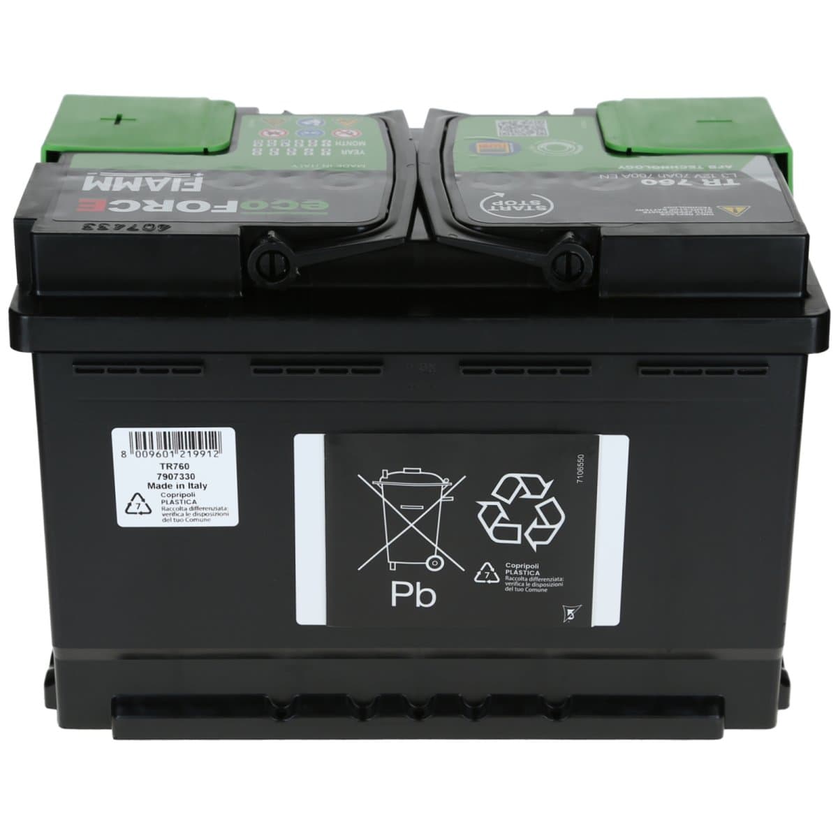 Fiamm EcoForce AFB 12V 70Ah 760 A Autobatterie