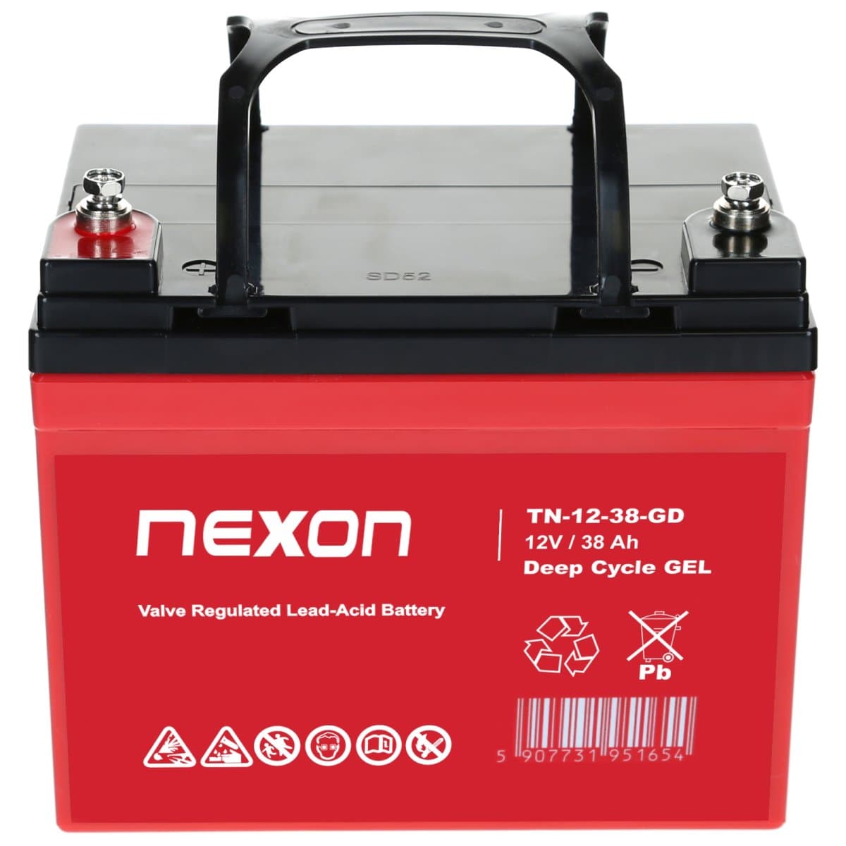 Nexon GEL 12V 38Ah Bleiakku TN-12-38-GD Industriebatterie