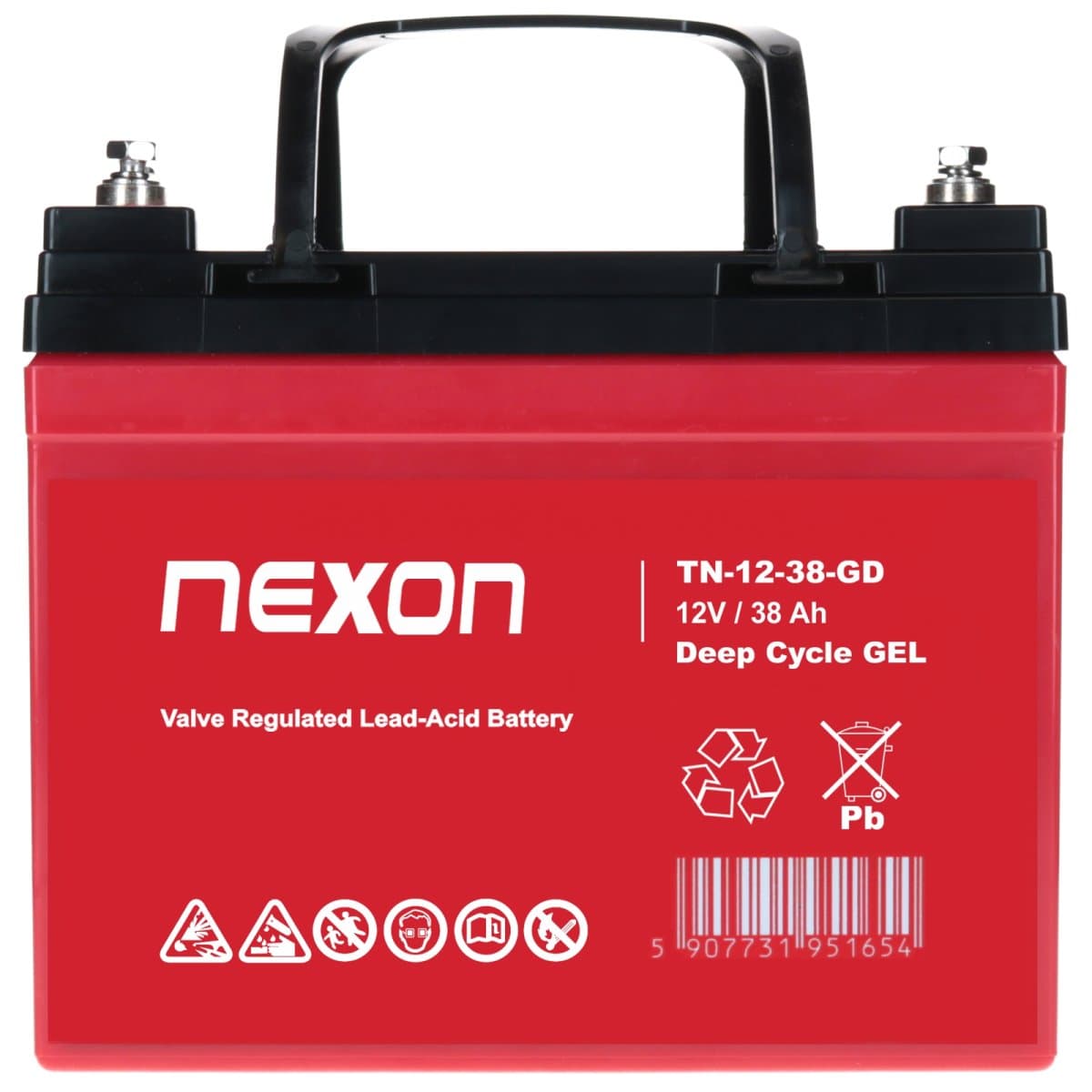Nexon GEL 12V 38Ah Bleiakku TN-12-38-GD Industriebatterie