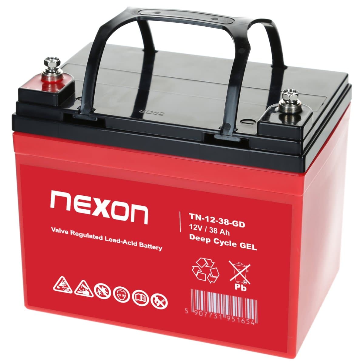 Nexon GEL 12V 38Ah Bleiakku TN-12-38-GD Industriebatterie