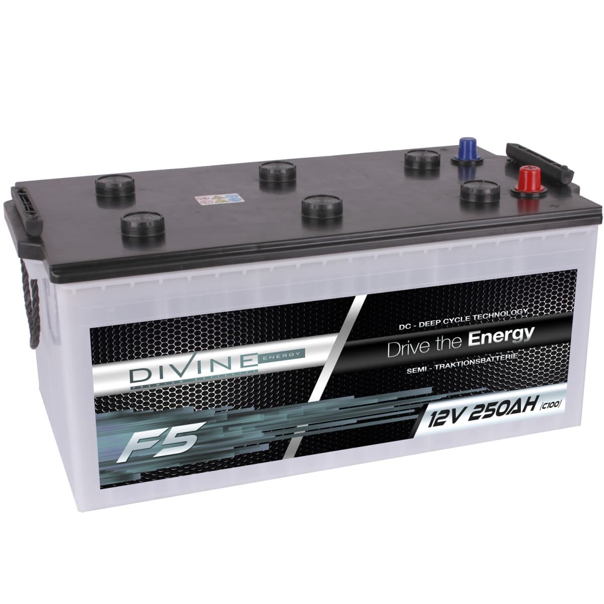 F5 Divine 12V 250Ah Versorgungsbatterie