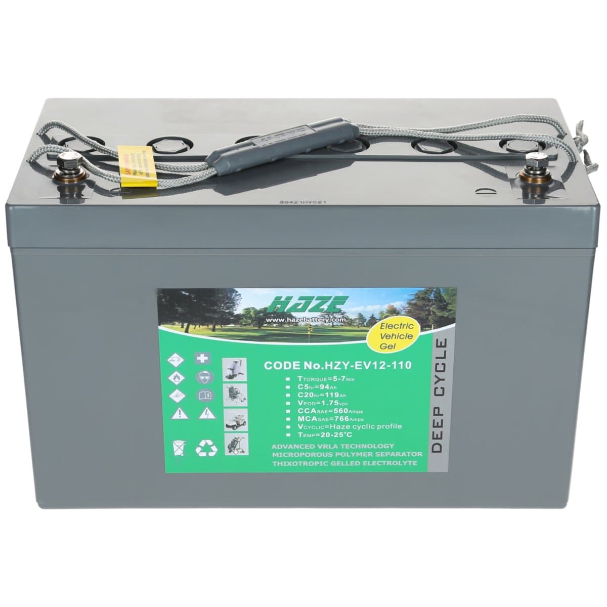 Haze 12V 119Ah GEL Bleiakku HZY-EV12-110 Industriebatterie