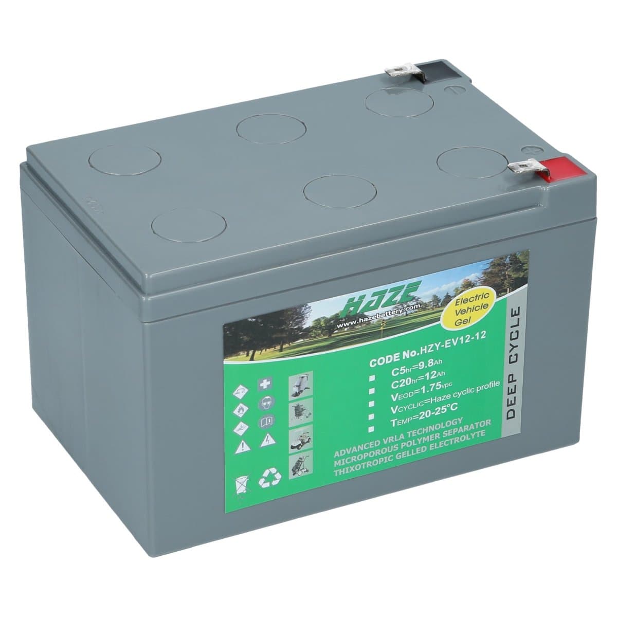 Haze 12V 12Ah GEL Bleiakku HZY-EV12-12 Industriebatterie