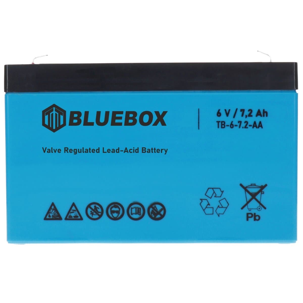 Bluebox 6V 7,2Ah Bleiakku AGM VRLA Industriebatterie