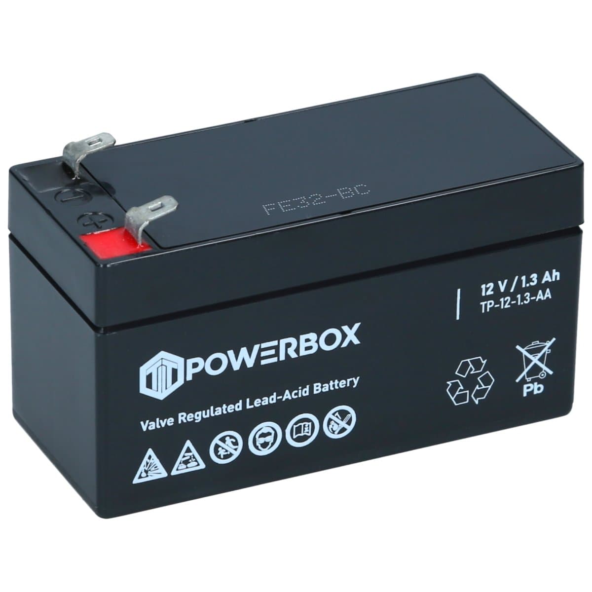 Powerbox AGM 12V 1,3 Ah Bleiakku Industriebatterie