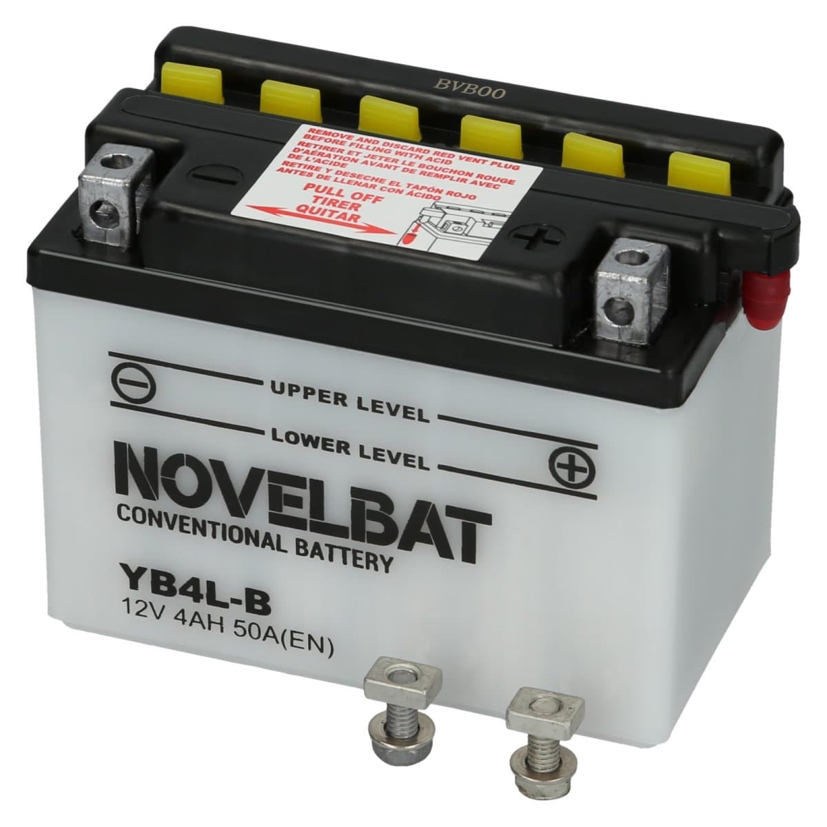 Novelbat YB4L-B Motorradbatterie 12V 4Ah