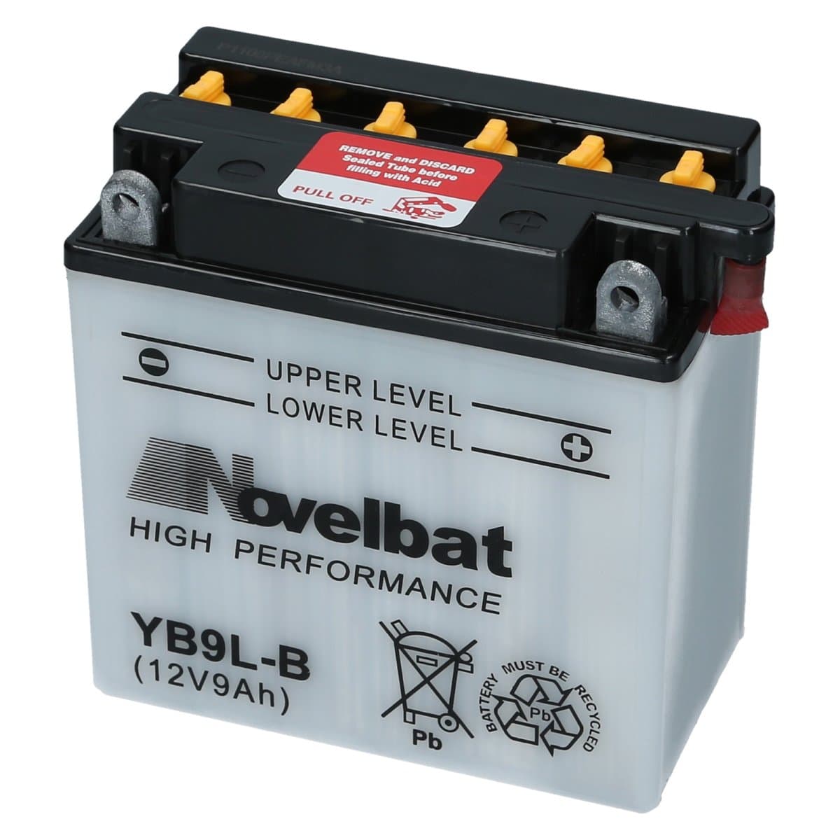 Novelbat YB9L-B Motorradbatterie 12V 9Ah