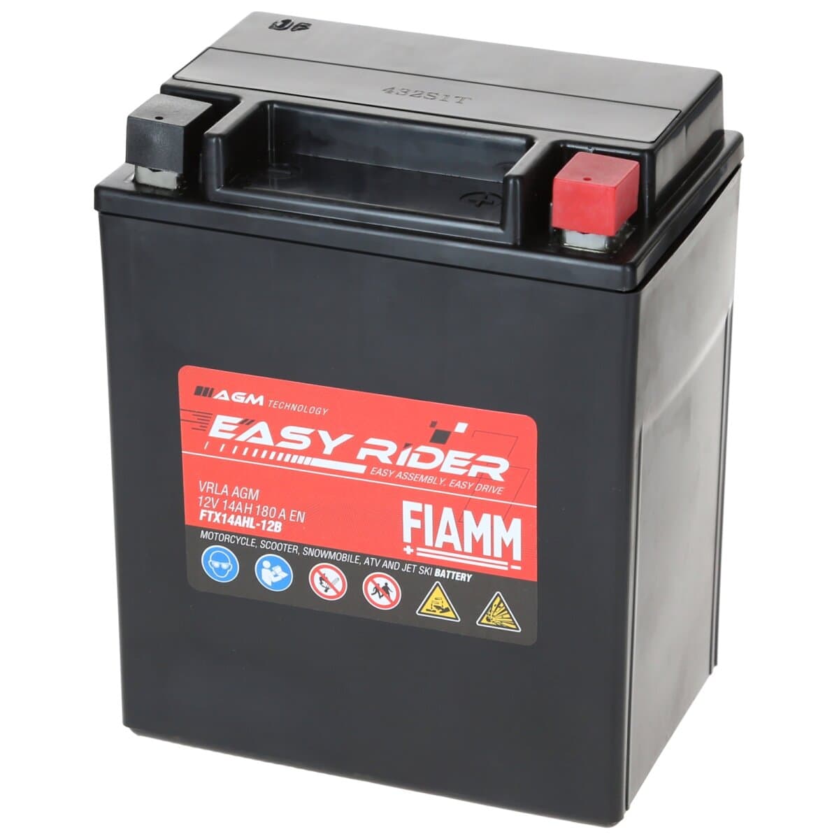 Fiamm FTX14AHL-12B (YTX14AHL-BS) Motorradbatterie 12V 14Ah