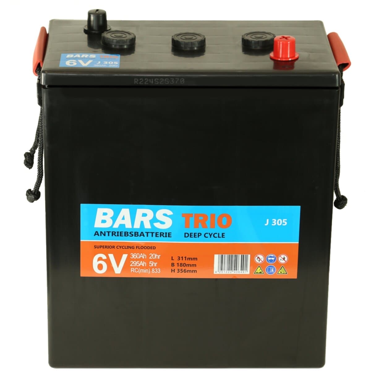Bars Trio 6V 360Ah J305 Deep Cycle