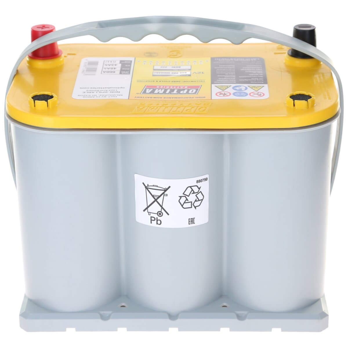 Optima YTR 3.7 12V 48Ah 660A AGM Autobatterie