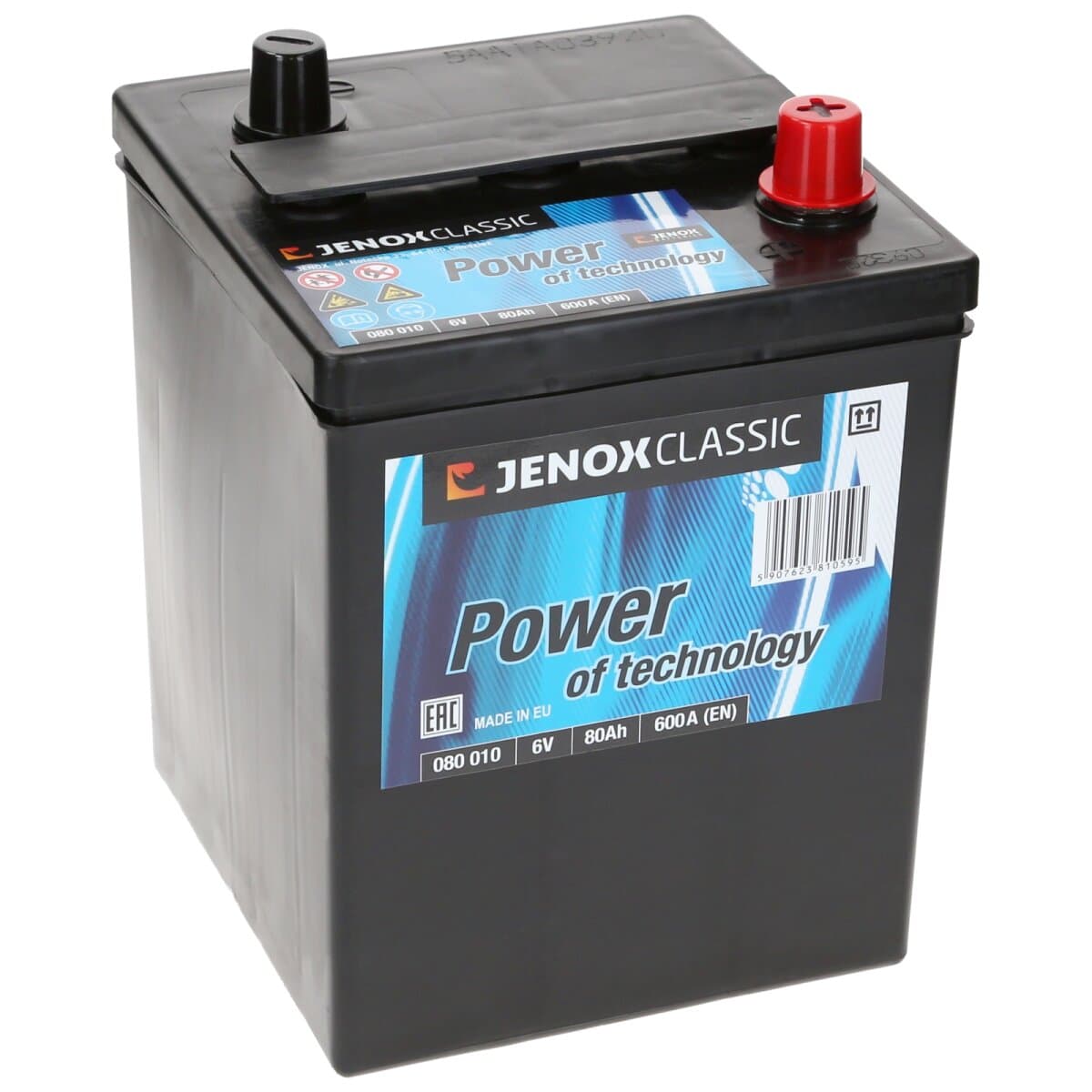 Jenox 6V 80Ah 600A Autobatterie Oldtimer Batterie