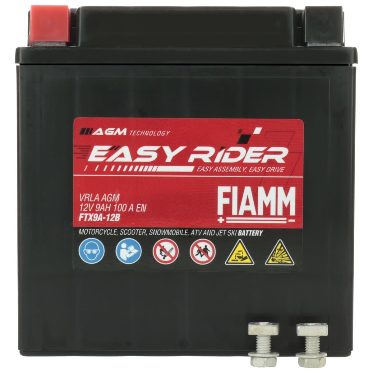 Fiamm FTX9A-12B (YTX9A-BS) Motorradbatterie 9Ah 100A